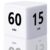Cube Timer, Time Management and Countdown Settings with Gravity Sensor Flip Timer for Studying, Cooking, Reading, Exercise (15-20-30-60 Minutes) White
