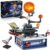 CUBIMANA Solar System Building Sets with Light, 9 Planets & Rocket for Kids
