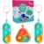 Cucue Simple Fidget Pop Toys – Portable, Calming Sensory Hand Toys for Fun & Stress Relief – Soft & Flexible Food-Grade Silicone Materials Keychain – Durable Poppers for Kids & Adults (Pack of 3)