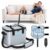 CUEME Ice Machine for Knee After Surgery with Upgraded Strap-Sewn Compression Pad (16.14” X 14.56”), 20 QT, Programmable Timer Knee Ice Machine, Cold Therapy Machine for Shoulder/Hip/Ankle/Foot