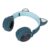 Cuifati Pink Cat Ear Gaming Headphones with Mic, Foldable Over Ear Headset with LED Lights and Deep Bass, Soft Protein Earmuffs, Wireless Bluetooth 5.0 Headset for Kids, 400mAh Battery, (Blue and