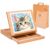 Cularve Tabletop Easel with Storage Drawer, Portable Folding Beech Wood Art Easel with Palette, for Painting Beginners Practicing Sketching, Watercolor and Acrylic