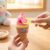 Cunlvyyds Pudding Toy with Spoon, Food Safe Plastic, Pretend Play Accessory