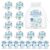 Cunno 10 Sets Sterile Processing Week Gifts SPD Tech Badge Clip Cards Bags