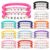 Cunno 72 PCS I Love to Read Bracelets for Read Across America Prizes Reading Clay Glow Stretchy Stackable Beaded Bracelets Bulk Book Lovers Reader Gifts Club Party Library Week Supplies