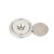 Cup Holder Disc Rare Earth D36/42/48/60 Neodymium Holding Force Round Base Cap Pot Countersink Hole(D36)