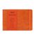 CuppaClip Leather Watercolor Journal, 300gsm/140lb 100% Cotton Cold Press Water ColorPaper, 20 Sheets Acid-Free Watercolor Sketchbook Art Notebook for Painting, Drawing, Travel (Orange, 8.3×5.8in)