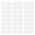 Currency Bands Paper Money Straps Offset White 250pcs Self Adhesive