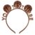 Custom 3D Printed Basketball Headbands for Women, Men, Kids and One Size Fits All (Bronze)