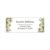 Custom Address Labels – Made in USA – Personalized Return Address Labels for Envelopes & Packages – Rich Greenery & Gold Accent Eucalyptus Collection – 2.625 x 1 Inch