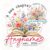 Custom A New Chapter Begins Name Sticker Personalized Text Floral Flower Books Decal Waterproof Die Cut Vinyl Decal for Water Bottle Laptop Helmet Car Phone Tablet for Girl Boy Kid