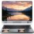 Custom Design Laptop Skin Sticker Cover Art Decal with Wrist Pad, Customize Your Text (12-12.5 Inch, Mountain River)