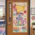 Custom First Grade Teacher Door Tapestry, Personalized Classroom Welcome Banner, Polyester Linen School Door Decor, Back to School Decor