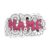 Custom Floral Name Sticker – Personalized Cute Daisy Bubble Letter