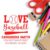 Customized Slim Pre Inked Rubber Stamp Peace Love Diamond Dreams for Mail