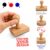 Custom Logo Stamp Personalized Wooden Rubber Square Stamps for Business