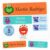 Custom Name Labels for Daycare and School Supplies, Personalized Waterproof Name Stickers for Kids, Cute Design Themes for Water Bottles, Lunch Boxes, Cups (Monsters)