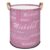 Custom Name Laundry Hamper,Personalized Pink 2 Collapse Laundry Basket