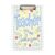 Custom Name Teacher Lemon Gingham Clipboard, Teacher Planner with Clipboard