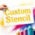 Custom PET Spray Paint Stencil, Personalized Logo Letter Number Template