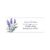 Custom Return Address Labels Made in USA – Personalized Botanical Greenery Wreath Watercolor Eucalyptus Mailing Stickers Envelopes Packages 2.625×1 (Lavender Bouquet & Soft Purple Accents)
