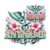 Custom RN SLP Name Sticker Personalized Text Nurse Floral Medical Healthcare Worker Decal Waterproof Die Cut Vinyl & Transparent DTF Decal for Water Bottle Laptop Car Helmet Gifts for Men Women