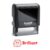 Custom Self-Inking Stamp, 3/4″ x 1-7/8″ Personalized Text Rubber Stamp