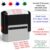 Custom Self-Inking Stamps for Name Text Logo Business Address Hand Use Rectangular 3