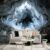 Custom Size Wall Sticker Mural， Glowing Crystal Cave， Natural Quartz Formation， Shining Gemstone Interior， for wall Decoration， peelandstick wall Decals.