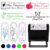 Custom Stamp – Personalized Self-Inking Stamp for Office, Teacher, Address & Business Label Stamper – 5 Sizes – 5 Ink Color Options – Up to 5 Lines of Customized Text (Library)