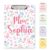 Custom Vintage Floral Teacher Acrylic Clipboard, Personalized Teacher Clipboard with Name, Teacher Appreciation Present, Classroom Accessory for Educators