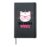 Cute 3rd Grade Vibes Cat Kitten Lover Back To School Girls Hardcover Journal, Black