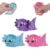 Cute Axolotl Squishy Fidget Toy 3 Pack, Soft Slow Rising Stress Ball Set, Stretchy Sensory Squeeze Gift for Kids Teens & Adults, Birthday Christmas Party Favor Ages 3+（3PCS）