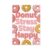 Cute Baking Poster – Donut Stress Stay Happy – 13×19