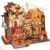 CUTEBEE Book Nook, 3D Wooden Puzzle for Adults,576 Pcs (Bread Factory)