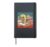 Cute Bookworm of Books Reading Glasses Learning Reading Hardcover Journal, Black