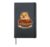 Cute Capybara Spaghetti Pasta Lover Hardcover Journal, Black