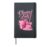 Cute Cleaning Lady Hardcover Journal, Black