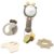 Cute Deer Baby Musical Rattle Toy with Sounds & Lights, Soft Silicone Infant Sensory Development, Baby Shower & 1st Birthday Gift for 6-18 Months 1+ Year Old