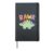 Cute Dino Rawr Funny Cartoon Dinosaur Kids Boys Girls Hardcover Journal, Black