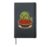 Cute Dino Spaghetti Pasta Lover Hardcover Journal, Black