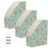 Cute Dog Blue Vertical Magazine Box, Plastic File Rack for Desk 3 Pack