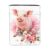 Cute Farm Animal Piggy Book Sleeve with Zipper Front Pocket for Hardcover