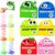 Cute Fruit Monster Pop Up Sticky Notes, Transparent Pull Out Sticky Notes, Translucent Sticky Notes Index Tabs Fun Clear Note, for Office, School，18 Boxes