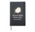 Cute Ghost Mental Health Humor Supportive Comfort Aesthetic Hardcover Journal, Black
