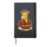 Cute Giraffe Spaghetti Pasta Lover Hardcover Journal, Black