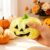Cute Halloween Glitter Pumpkin Squeeze Toy
