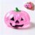Cute Halloween Glitter Pumpkin Squeeze Toy, Soft TPR Squishy Fidget Stress Ball, Stretchable Sensory Toy for Anxiety Relief, Halloween Decor Gift for Adults