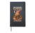 Cute Halloween Reading Pumpkin Girl Book Nerd Halloween Hardcover Journal, Black