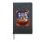Cute Halloween Teddy Bears House Scene Hardcover Journal, Black